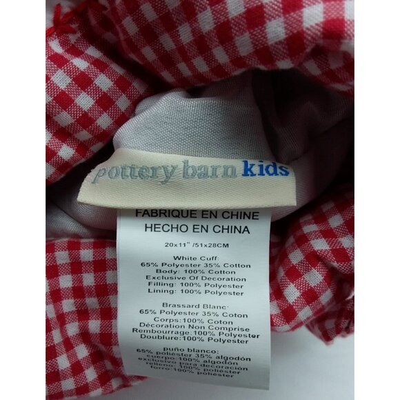 Pottery Barn Kids gaby Panda Bear Xmas Gift Christmas Holiday Stocking Quilted - Picture 6 of 9